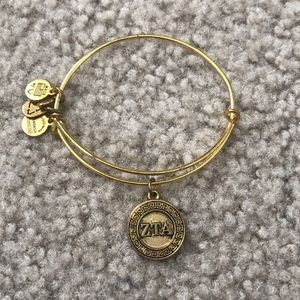 3/$20Gold Zeta Tau Alpha (ZTA) adjustable bracelet